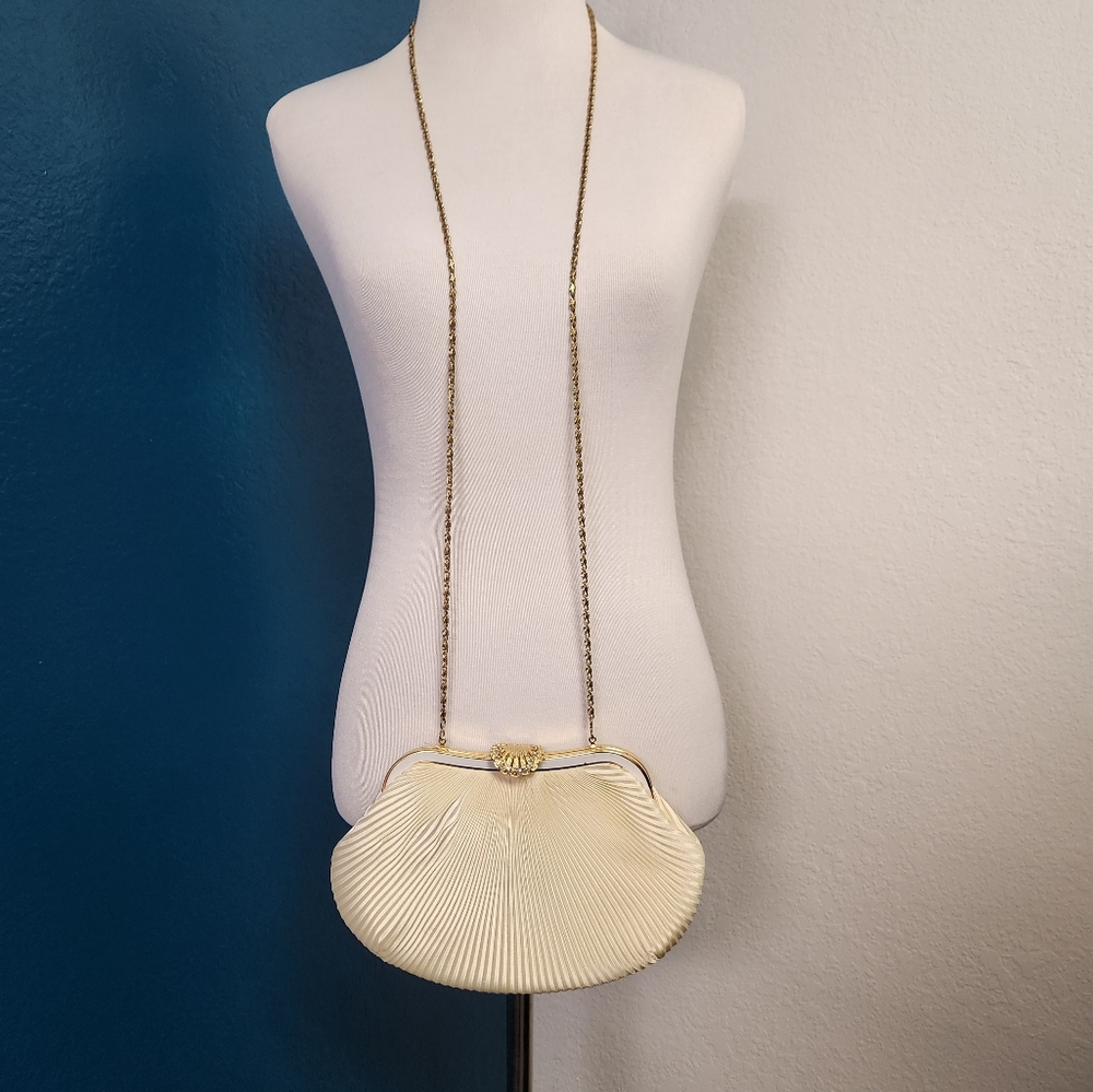 Elegant Cream Clutch Bag
